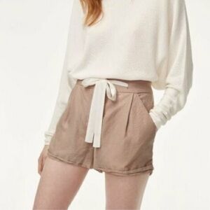 Wilfred | Allegra Linen Lyocell Mid Rise Shorts